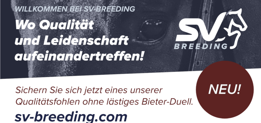 SV Breeding – ein neues Projekt von Sven Völz und seinem Team