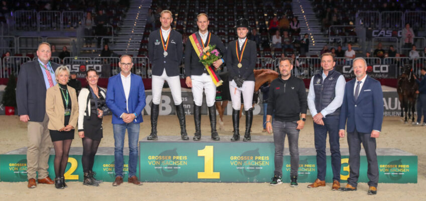 Niklas Betz vor André Thieme Deutscher Hallenchampion der Landesmeister in Chemnitz