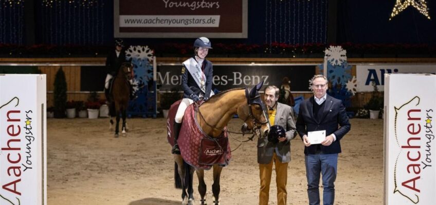 Aachen Jumping Youngstars: Brianne Beerbaum & Noriego vd Riloo sind neue Pony Champions