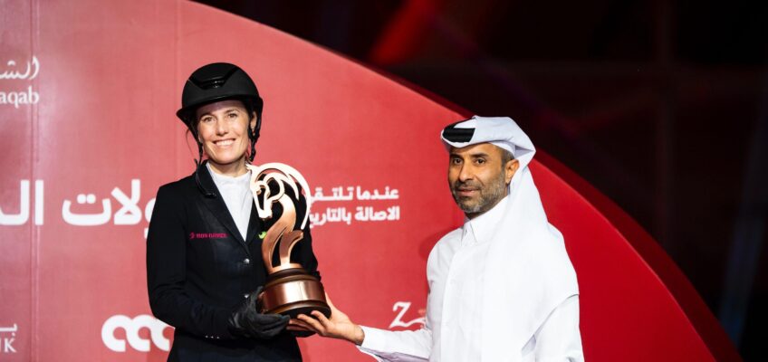 Janne Meyer & Dubai du Cedre Dritte im 200.000 Euro CSI4* Grand Prix in Doha